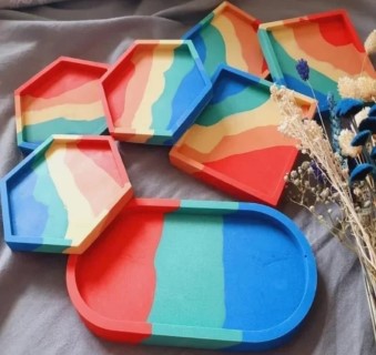 Jesmonite Éco-Résine 2.5:1 – Kit Poudre & Liquide pour Moulage, Décoration et Création Artisanale – Image 5