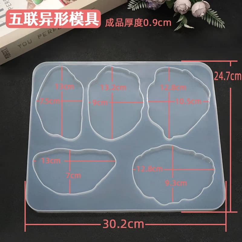 Moule Silicone – Sous-Verres Résine Epoxy