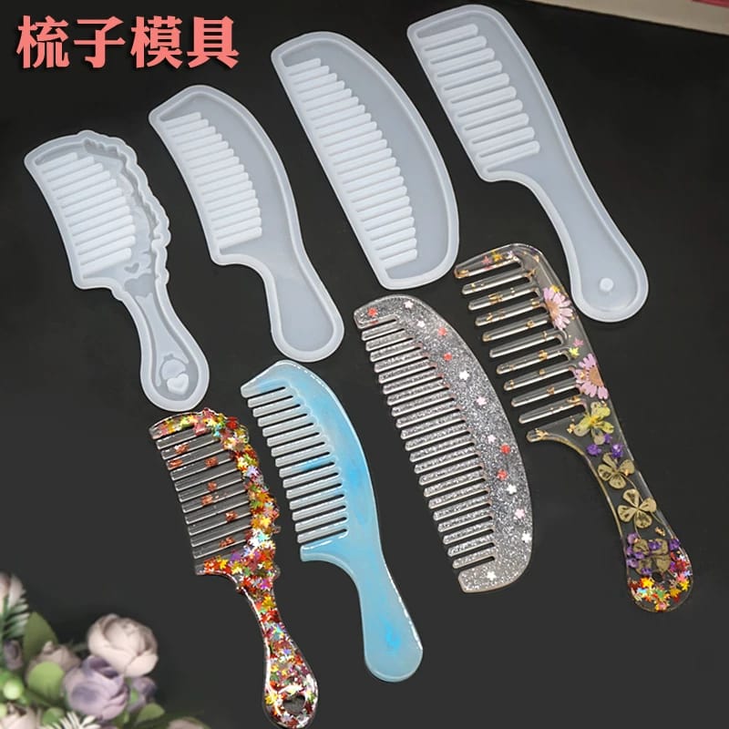 Moule Silicone Peigne Résine Époxy – Image 2