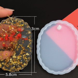 Moule Silicone Porte-Clé Résine