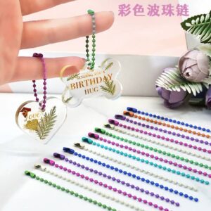 Chaînes à Billes Colorées